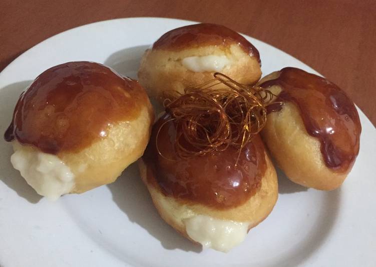 Langkah Mudah untuk Membuat Crème brûlée Donuts Anti Gagal
