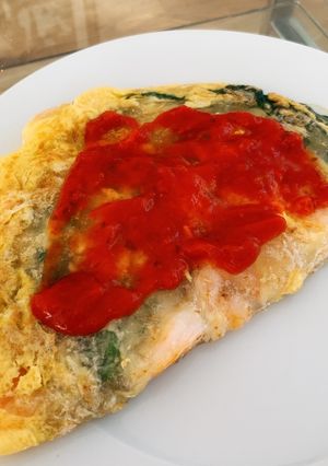 改良版蝦仁煎 的食譜成品照片
