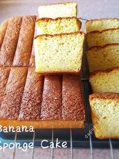 Foto resep 118.Banana sponge cake