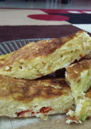 Foto resep Martabak telur mie instan