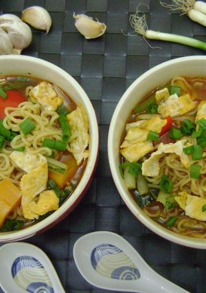 A picture of Thukpa (Noodle Soup).