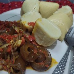 A picture of White moimoi(beans cake)🧑‍🍳🤩.