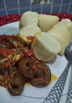 A picture of White moimoi(beans cake)🧑‍🍳🤩.