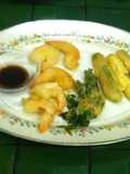 Camarones tempura a la Italiana
