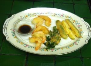 Una foto de Camarones tempura a la Italiana