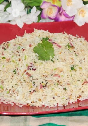 A picture of Burnt Garlic Fried Rice.