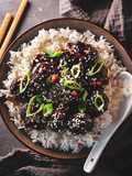 Cheats Sticky Hoisin Meatballs