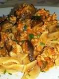 Pappardelle alla Bolognese con Funghi Misti