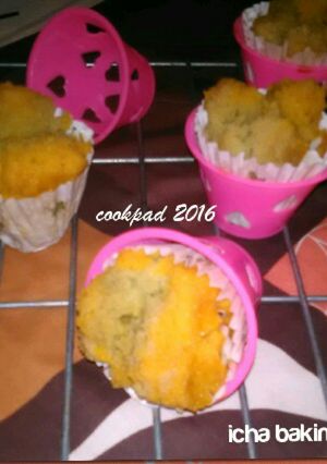 Foto resep Bolu kukus mekar rasa pandan durian tanpa telur