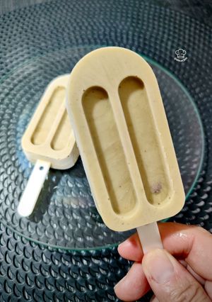 Una foto de Helado de pistacho