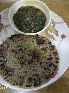 લીલા લસણ નો રોટલો રેસીપી મુખ્ય ફોટો
