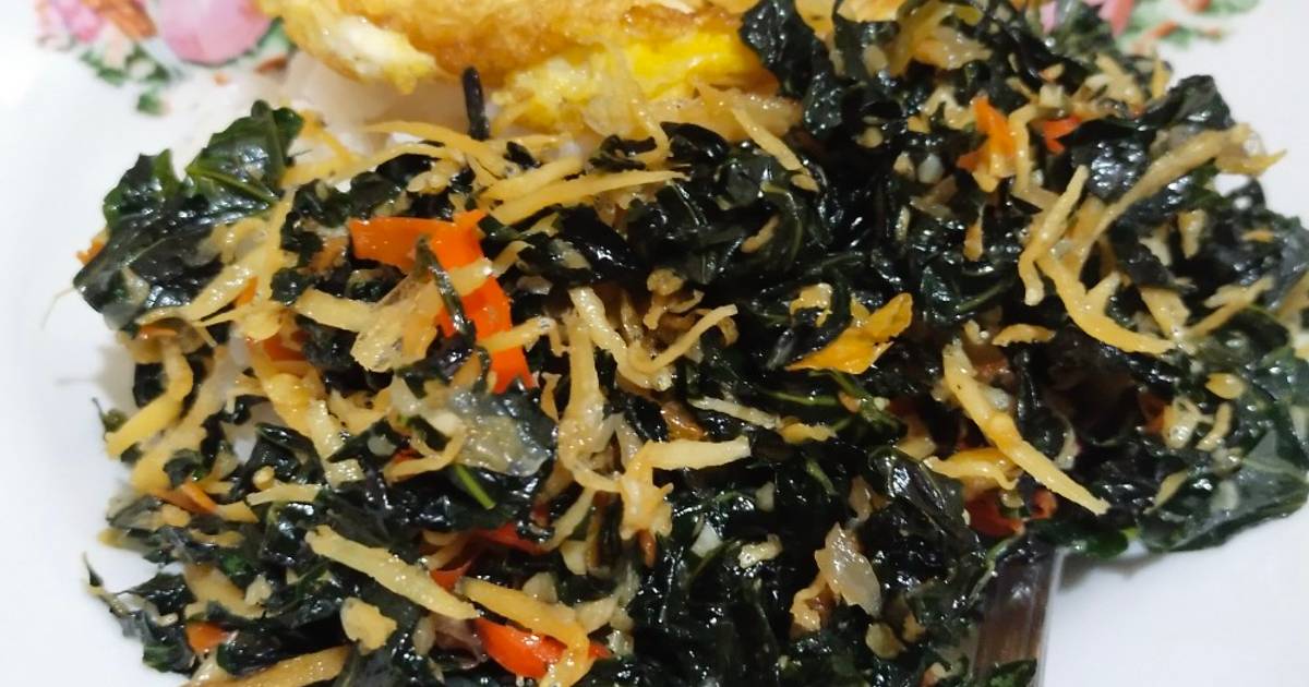 Resep Oseng Daun Pepaya Teri Oleh Tina Ellya Ikavatin Cookpad