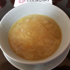 A picture of Another more flavourable Clear Barley Soup.😁.