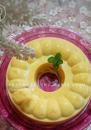 Foto resep Puding jagung marie susu