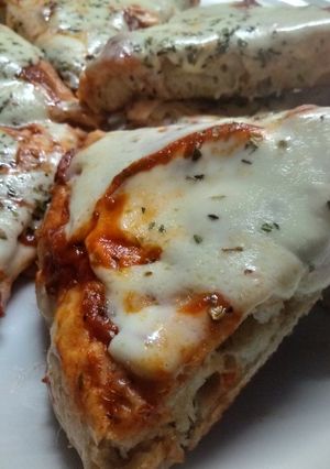 Una foto de Pizza sin amasar