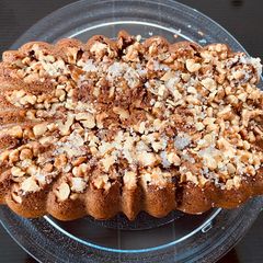 A picture of Dates and walnuts cake -vegan.