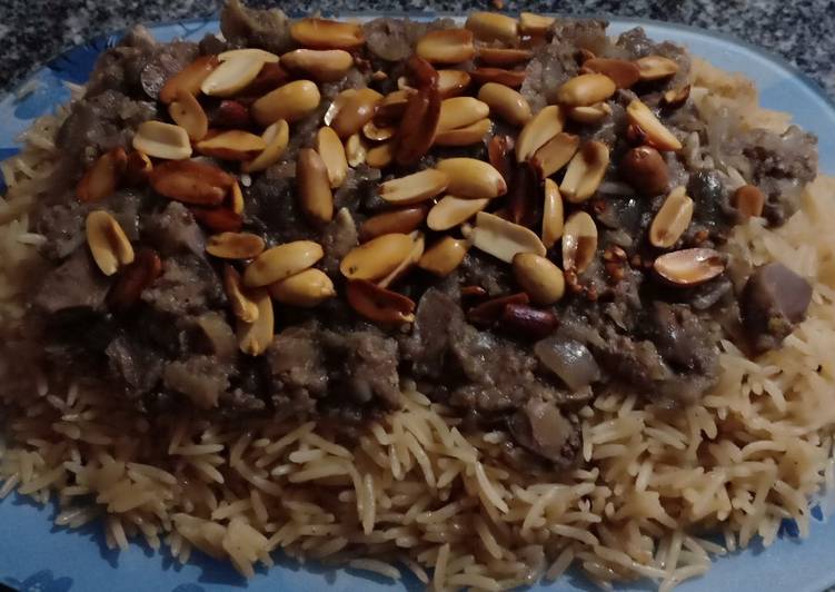 الرز بالخلطه