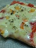 Pizza con base de pollo