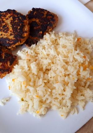 Una foto de Croquetas de pavo con arroz