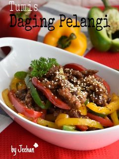 Foto resep Tumis Daging Pelangi