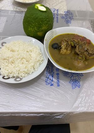 صورة لوصفة صالونة سمك خضراء (مطبوخ بكروف)