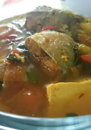 Foto resep Ikan kembung kemangi kuah kuning