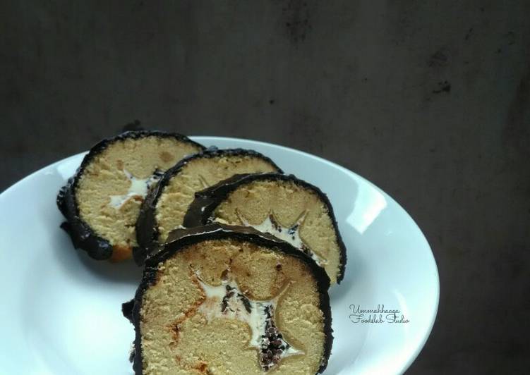 Mocca Roll Cake Gluten Free (tanpa SP)