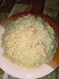 Butter rice with egg
