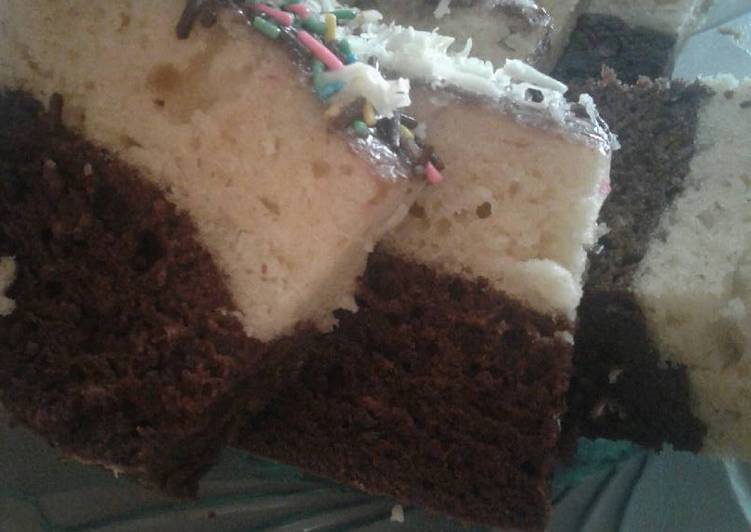 Bolu coklat keju tanpa telor lagi😅