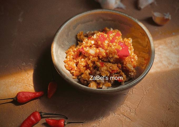 Sambal Mete Bawang Putih