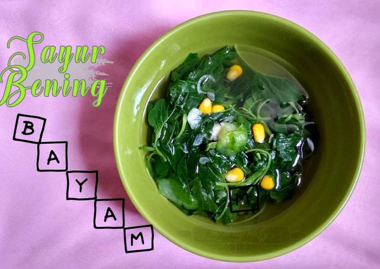 Resep: LezatSayur Bening Bayam