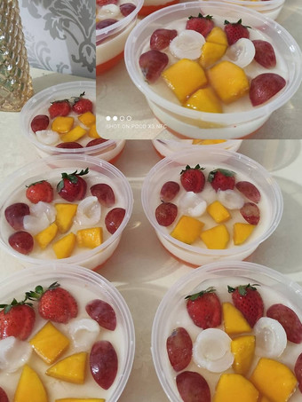 Cara Memasak Puding Buah 3 Lapis Istimewa