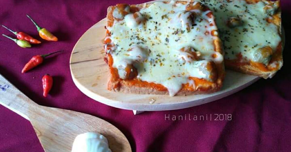  Resep  Pizza  roti  tawar MOZARELLA oleh Hani Meilani Cookpad