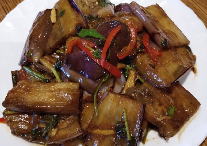 Recipe of Favorite Eggplant with Black Vinegar