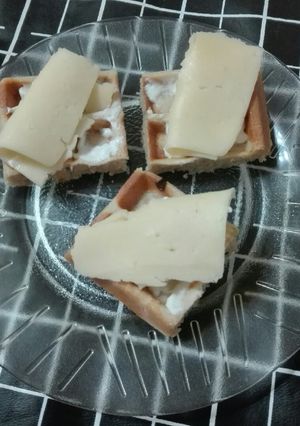 Una foto de Wafles integrales sin azúcar