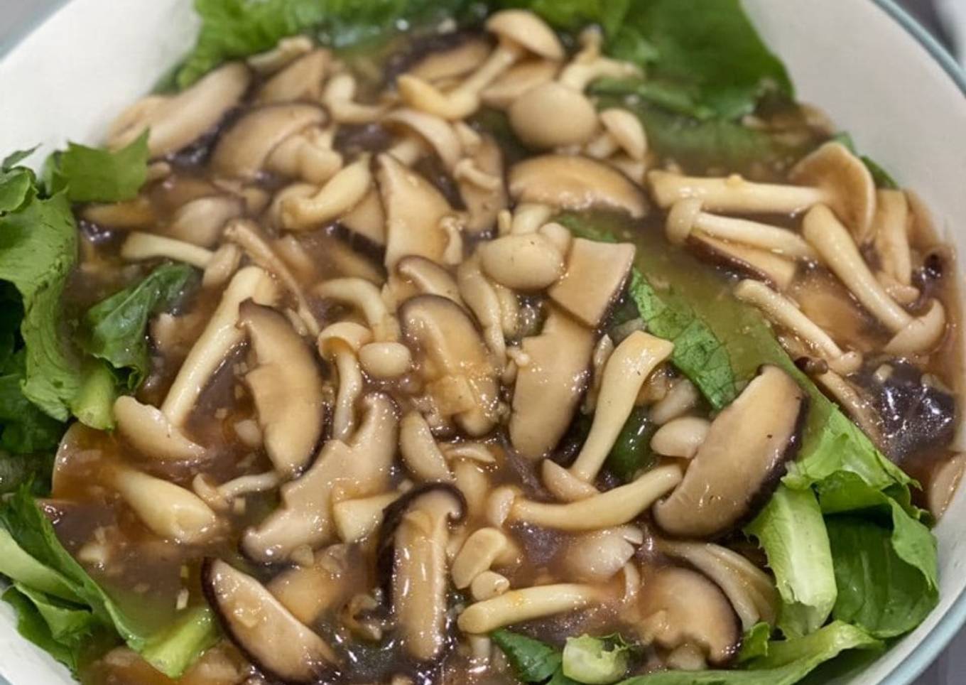 19. Selada Jamur Saus Tiram
