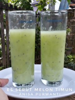 Foto resep 4. Es Serut Melon Timun