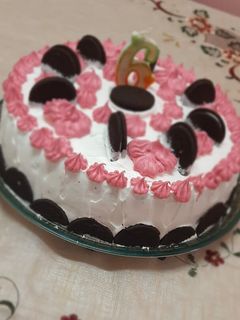 صورة لوصفة تورته بسكوت الاوريو 🎂