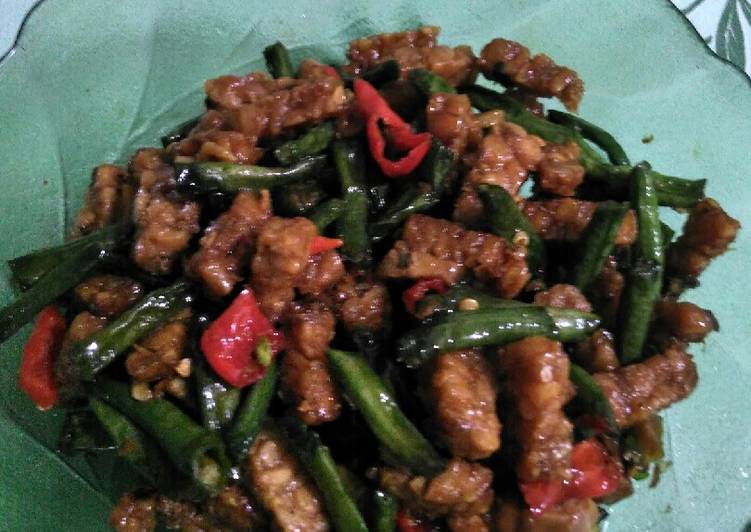 Resep Orek tempe kacang panjang, Enak Banget