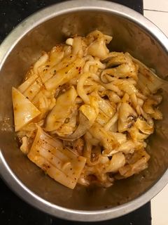 Hình của món Mực nướng sate.