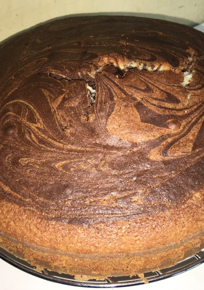 Una foto de Budín marmolado