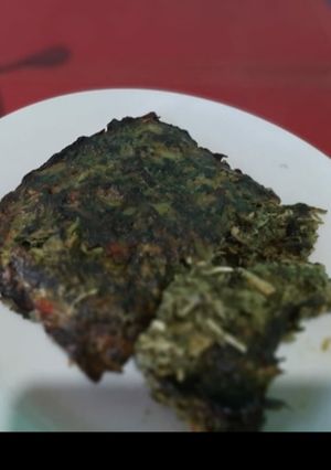 Una foto de Budín de acelga con pollo