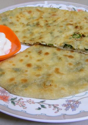 থড়ের পরোটা রেসিপির প্রধান ছবি