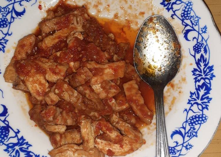 Resep Tumis tahu tempe sambal merah yang Menggugah Selera