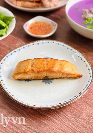 Hình của món Cá Hồi Chiên.