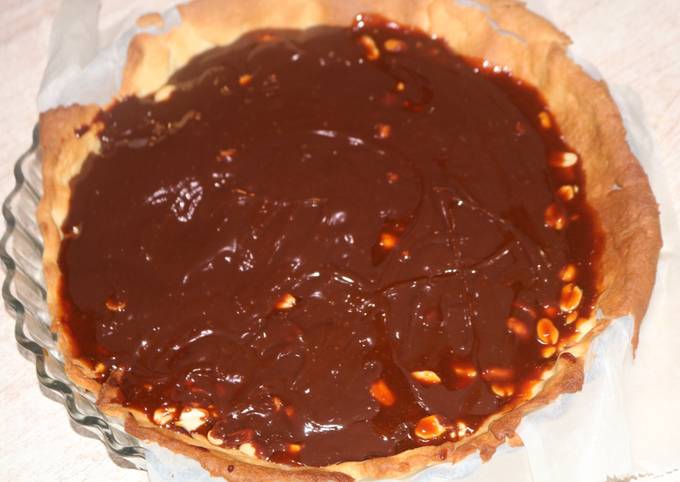 Tarte façon snickers