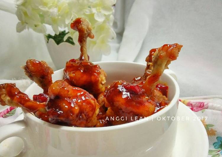 Resep Ayam Lolipop Saus Pedas oleh leanwibowo - Cookpad