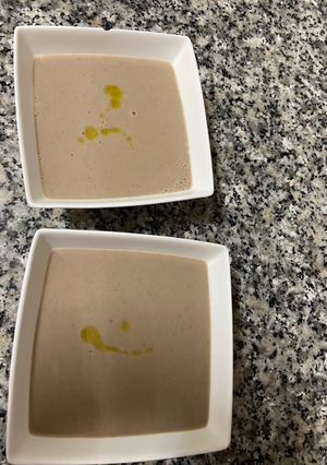 Una foto de Crema de champiñones