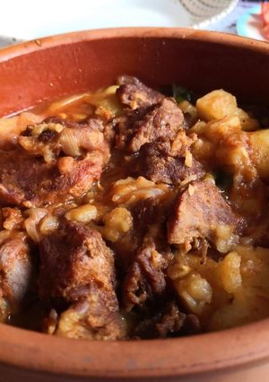 صورة لوصفة طاجن لحمة بالبطاطس 👌🏻🍽