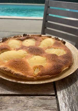 Une photo de Tarte amandine aux poires